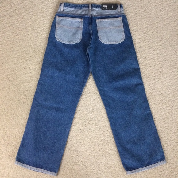BDG Urban Outfitters Men’s Baggy Colorblock Jeans - Picture 5 of 8